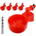 Chicken Water Cups Chicken Water Feeder Automatic Poultry Water Kit for Ducks,Birds,. 