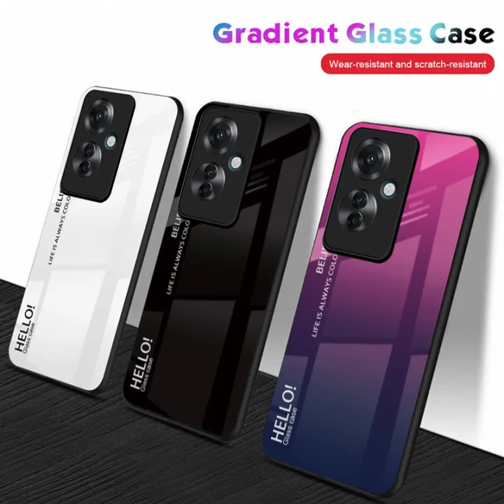 Vantime%20Case%20for%20OPPO%20F25%20Pro%20/%20Reno11%20F%205G%20Glossy%20Glass%20Gradient%20Back%20Hard%20Shockproof%20Casing%20-%20Image%203
