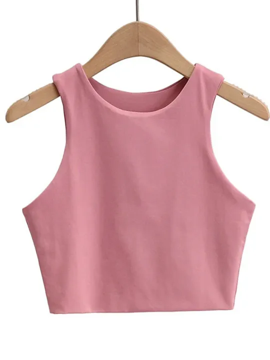 Colors%20Women's%20Sleeveless%20Women's%20Fashion%20Summer%20202350%25%20Off%20Slim%20Top%20O-Neck%20Double%20Nylon%20Premium%20Tank%20Top%206%20-%20Image%203