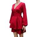 Red One Piece Dress For Women. 