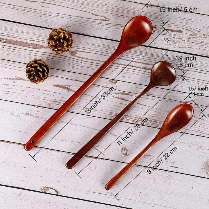 NAMUNY%201set%20Wooden%20Flatware%20Set,%20Wooden%20Portable%20Set%20Spoon%20Fork%20Chopsticks%20&%206%20Pieces%20Wooden%20Spoons%20Long%20Handle%20Soup%20Spoons%20-%20Image%202