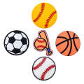New Sports Series EVA Hole Bag Bogg DIY Personalized Soft Rubber Extra Large Ball Accessories Buckle. 