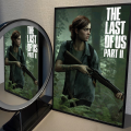 The Last of Us Part 1 2 Whitepaper Poster Waterproof Paper Sticker Coffee House Bar Aesthetic Art Wall Painting. 