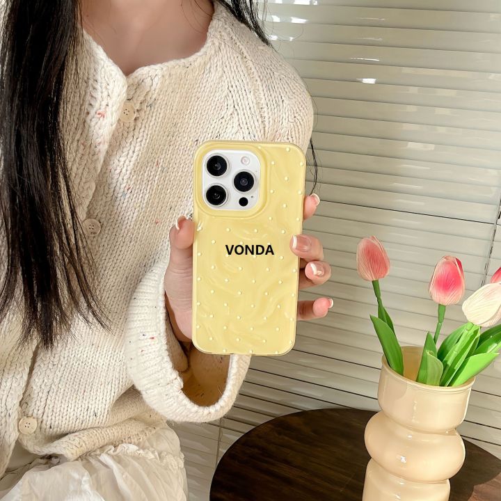 VONDA%20Aesthetic%20Cute%20Pink%20Polka%20Dot%20Clear%20Phone%20Case%20For%20iPhone%2016%2015%2014%2013%20Pro%20Max%20Korean%20Lovely%20Shockproof%20Phone%20Cover%20For%20Girl%20Gift%20Luxury%20-%20Image%207