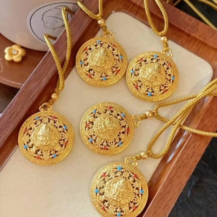 Fashion%20Brass%20Eight%20Treasures%20Compass%20Pendant%20Feng%20Shui%20Lucky%20Charm%20Protect%20Safety%20Brass%20Necklace%20exquisite%20Attracting%20Wealth%20Necklace%20Pendant%20for%20Women%20-%20Image%207