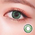 Sunflower Green Two Tone Contact Lens. 
