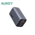 Aukey Omnia II Mix 67W UFCS 3-Port Wall Charger with GaN Technology. 