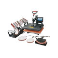 8 in 1 Combo Sublimation Heat Press Machine Multifunctional Heat Transfer Equipment for T-Shirts, Mugs, Plates, Caps, and More, Featuring Digital Time and Temperature Control, Adjustable Pressure, Non-Stick Coated Surface. 