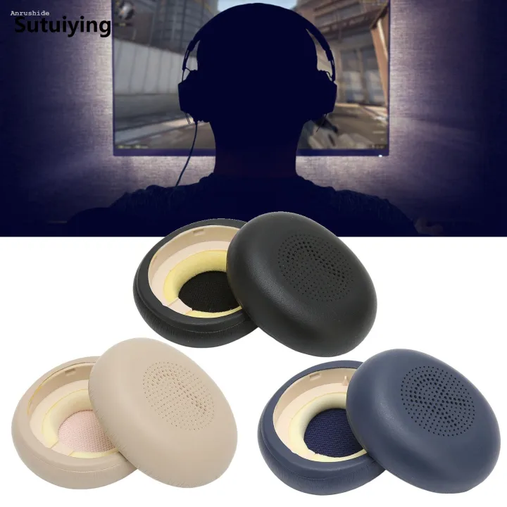 Sutuiying%20Fashion%20Anrushide%20Earphone%20Ear%20Cushion%20Headphone%20Earpads%20Professional%20Protein%20Leather%20Portable%20Replacement%20Ear%20Pad%20Cushions%20for%20Jabra%20ELITE%2045h%20Headphones%20-%20Image%203