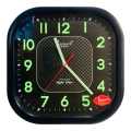 Full Black Square Dial With Radium Function Wall Clock For Office, Hotel, Restaurant, Home,  Living Room (1203). 