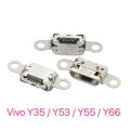 5-50pcs USB Plug In Charging Charger Port Pin For Vivo Y35 / Y53 / Y55 / Y66 Charging Port Pin Connector. 