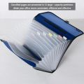 A4 Organ Bag, Multi-Layer Folder, Large-Capacity Organizer Bag for Portable Information, Contract Document Bag for Classrooms, Homes, Offices. 