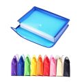 Large Capacity PVC Bag Waterproof File Organizer A5 File Folders Envelope Folder Document Bag. 