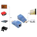 2X Extender to Rj45 Lan Network Extension Transmitter Receiver Tx Rx Cat5E Cat6 Ethernet Cable V1.4 30M 4K 1080P. 