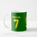 Premium Quality Portugal Ronaldo Name & Number Printed Ceramic Mug (350 ml) - World Cup 2022 Special By Mega Shop Nepal. 