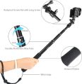 Extendable Aluminum Selfie Stick | Compatible with GoPro, SJCAM, and Other Action Cameras. 