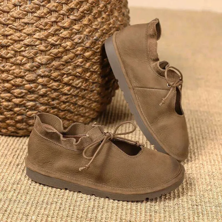 Artmu%20Original%20Flats%20Women%20Lace%20Up%20Genuine%20Leather%20Spring%20Summer%20Soft%20Comfort%20Elegant%20Shoes%20for%20Ladies%20Zapatos%20-%20Image%203