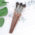 Wenefang 1 piece #144 Precision Highlighter Makeup brush detail Powder Blusher Natural wood Professional Make up brushes. 