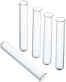 Glass Test Tubes, 12x100mm, Open Lid - 5 Pieces | High Chemical Resistant Multi Use Open Lid Glass Test Tubes. 
