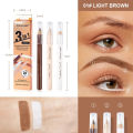 【HOT】 Eyebrow Contour Eyeliner Pencil Eyeshadow Lying Silkworm 3 IN 1 Kit Waterproof Matte Cream Nude Eye Makeup Pigment Concealer Pen. 
