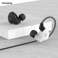 Sutuiying KBEAR KS1 HIFI earphone 2Pin Cable in ear monitor headphones for Hot Selling Singer Musicians Wired Earbuds iems for Gaming Wired Earbuds. 