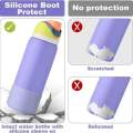 Silicone Water Bottle Boot Owala 24oz 40oz Anti-Slip Protective Sleeve Bottom Bumper Protector For Freesip Twist. 