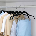 50 Pack Clothes Hangers with Clips Black Velvet Hangers Use for Skirt and Clothes Hanger Pants Hanger Ultra Thin No Slip. 