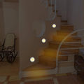 NEW 【Innovative design】LED night light Motion Sensor Indoor round Night Light Motion Sensor lamp for Hallway Bathroom Bedroom Stairs Corridor. 