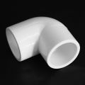 Nullmul 30 Pieces 20mm Dia 90 Angle Degree Elbow PVC Pipe Fittings Adapter Connector White. 