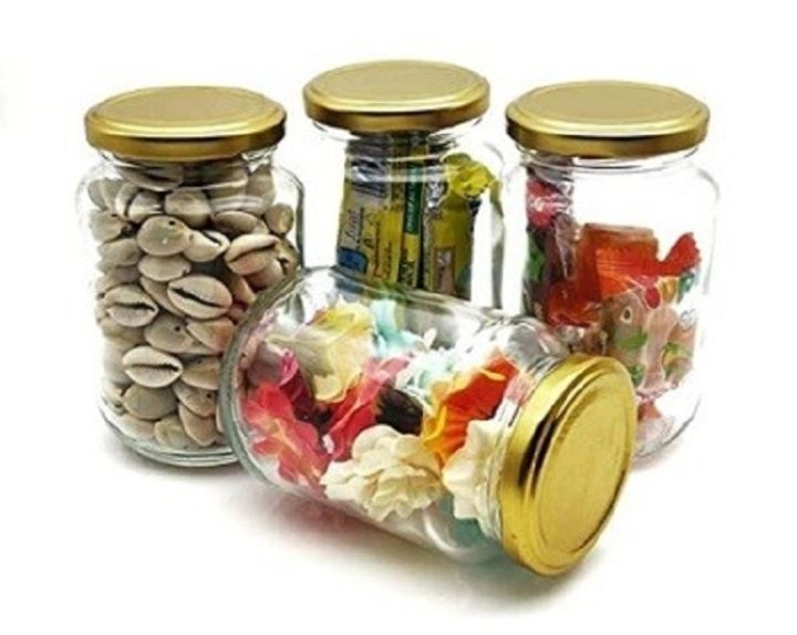 Glass Pickle  Jar 400gm Set Of 35Pcs