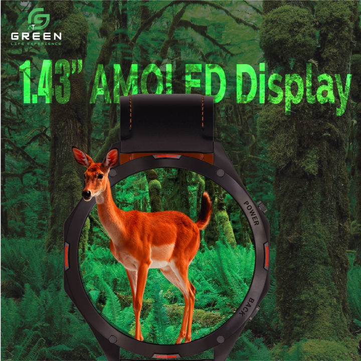 Green%20Orbit%20Pro%20Luxury%20Smart%20Watch%20%7C%201.43"%20AMOLED%20Display%20%7C%20Metallic%20Body%20With%20Stainless%20Steel%20&%20Leather%20Strap%20%7C%203D%20Watch%20Faces%20%20%7C%20BT%20Calling%20%7C%20IP68%20Water%20Resistance%20%7C%20178%20Sports%20Modes%20%7C%20BT%20V5.2%20%7C%20270mAh%20Battery%20%7C%2020%20Days%20Standby%20%7C%20AOD%20%7C%201%20Year%20Warranty%20-%20Image%203