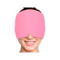 Headache and Migraine Relief Cap Head Wrap Ice Pack with Gel Bead for Migraine Hot Cold Therapy Cold Pack. 