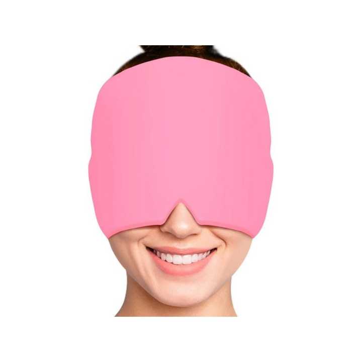 Headache and Migraine Relief Cap Head Wrap Ice Pack with Gel Bead for Migraine Hot Cold Therapy Cold Pack