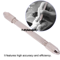 Difutagui Double End Pin Vise Chuck Hand Drill Bit Mini Drill Chuck Micro Fashion Affordable Twist Bit Watch Jewelry Making Repair Tool Watchmaker Jeweler. 