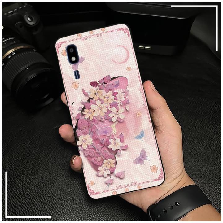 Protective%20flower%20Phone%20Case%20For%20Samsung%20Galaxy%20A2%20Core%20Cartoon%20Back%20Cover%20TPU%20Full%20wrap%20Anti-dust%20Dirt-resistant%20Cute%20-%20Image%204