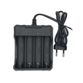 1 Piece Li-Ion Battery Charger Adapter DC 1.2A Output 4 Slots for 18650 Rechargeable Lithium Battery Charger EU Plug. 