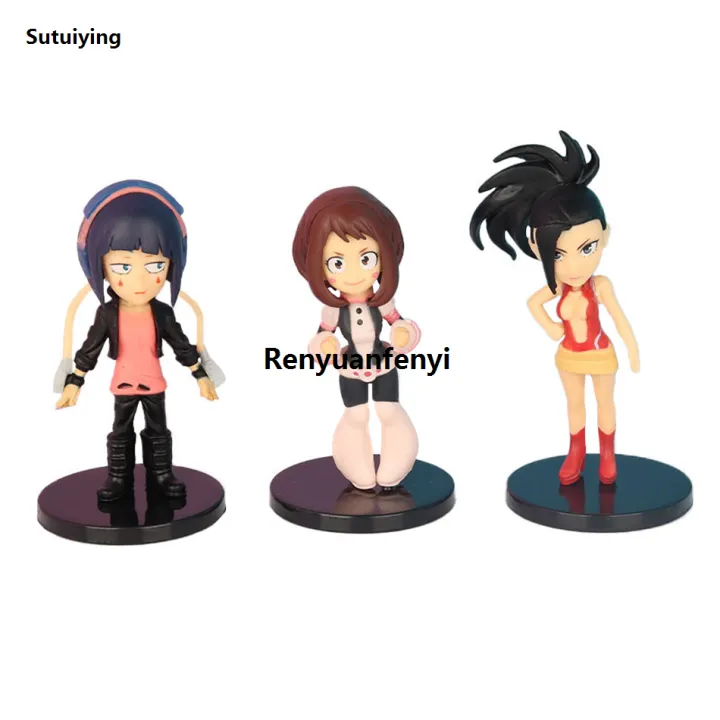 Renyuan%20Sutuiying%20My%20Hero%20Academia%209%20Pcs%20Cute%20Ver.%20Midoriya%20All%20Might%20Bakugou%20Shoto%20Fashion%202025%20Ochaco%20PVC%20Action%20Figure%20Boku%20no%20Hero%20Gift%20Doll%20Model%208-10cm%20-%20Image%205