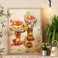 C-Cuphead Hot Video Game Good Quality Prints and Posters Waterproof Paper Sticker Coffee House Bar Posters Wall Stickers. 