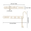 Foldable Drying Rack 5 Holes Travel Portable Clothes Hanging Hotel Indoor Drying Rack Hanging Clothes Hook Hanging Hole Rack. 