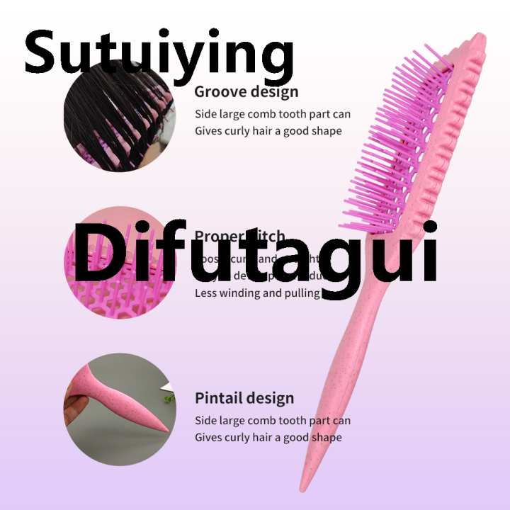 Difutagui%20New%20cutout%20mesh%20bounce%20comb%20Long%20handle%20hair%20comb%20Portable%20High%20Quality%20Massage%20comb%20Curl%20Define%20Styling%20comb%20Curl%20comb%20-%20Image%202