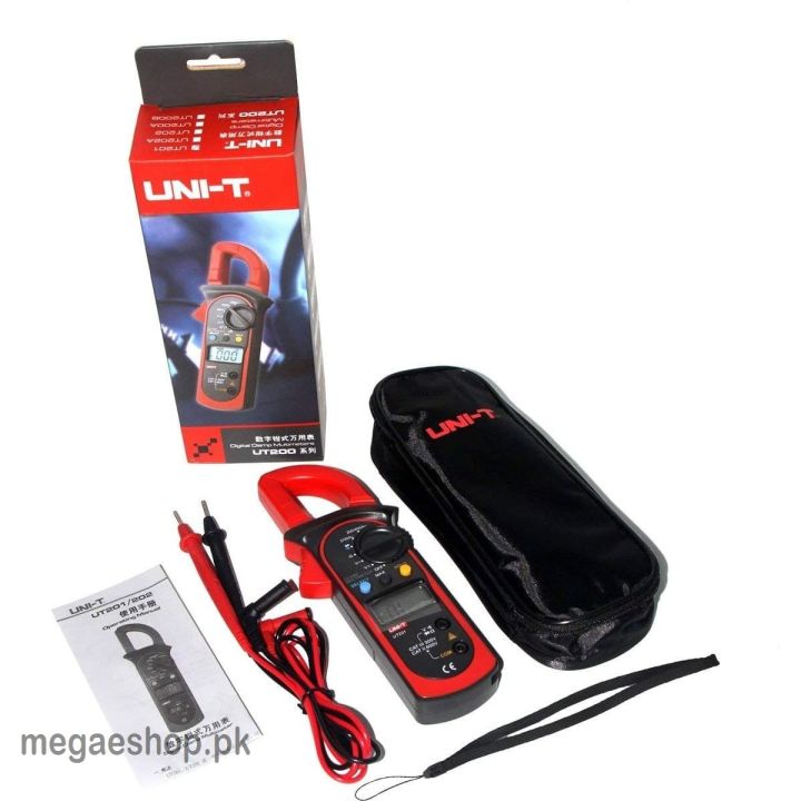 UNI-T%20Digital%20Clamp%20Meter%20UT-201%20400A%20600V%20Voltage,%20Ampere%20and%20Resistance%20Test%20-%20Image%202