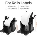 2X External Rolls Label Holder, 2 in 1 Fanfold Stack Paper Holder for Desktop Thermal Label Printer. 