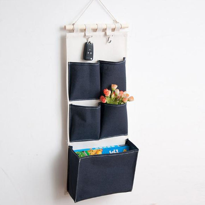 Canvas%20Printing%20Cotton%20Linen%20Hanging%20Storage%20Bag%205%20Pockets%20Wall%20Mounted%20Wardrobe%20Hang%20Bag%20Wall%20Pouch%20Cosmetic%20Toys%20Organizer%20-%20Image%203