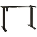 Double motor three-section lift inverted height adjustable table desk. 