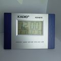 Digital Table + Wall Alarm Clock Kadio 6618 Temprature, Calendar, Count down, Alarm Multicuntional Digital Clock Blue & Gray Color. 