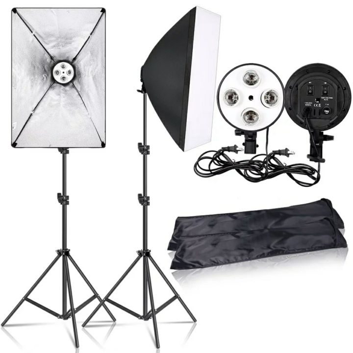2%20PACK%20Softbox%20Light%20Box%20Tripod%20Stand%2050x70%20Cm%20For%20Photography%20Lighting%20Kit%20Studio%20-%20Image%208