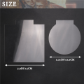 2mm Acrylic Sheet Clear Cast for Plexiglass with Double Sided Protective for LED Light Base Signs DIY Display 6 Pcs. 