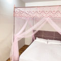 Luxurious Box Design Maharaja Jhool Canopy Mosquito Net For King/Queen/Double Beds | Keeps Away Insects & Mosquitoes. 