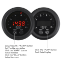 (GGBR) Universal 12V 52MM Integrated Air Fuel Ratio Gauge LED Digital Display with Wideband O2 Oxygen Sensor. 