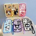 lthmy for Realme C53 / C51 phone cover shockproof rubber soft casing new design cute case with lanyard. 